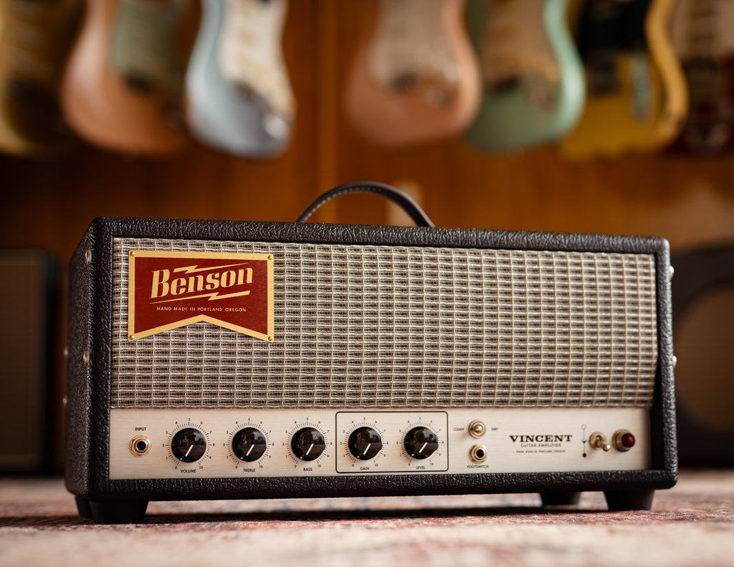 Benson Amps Vincent Head, Black/Silver