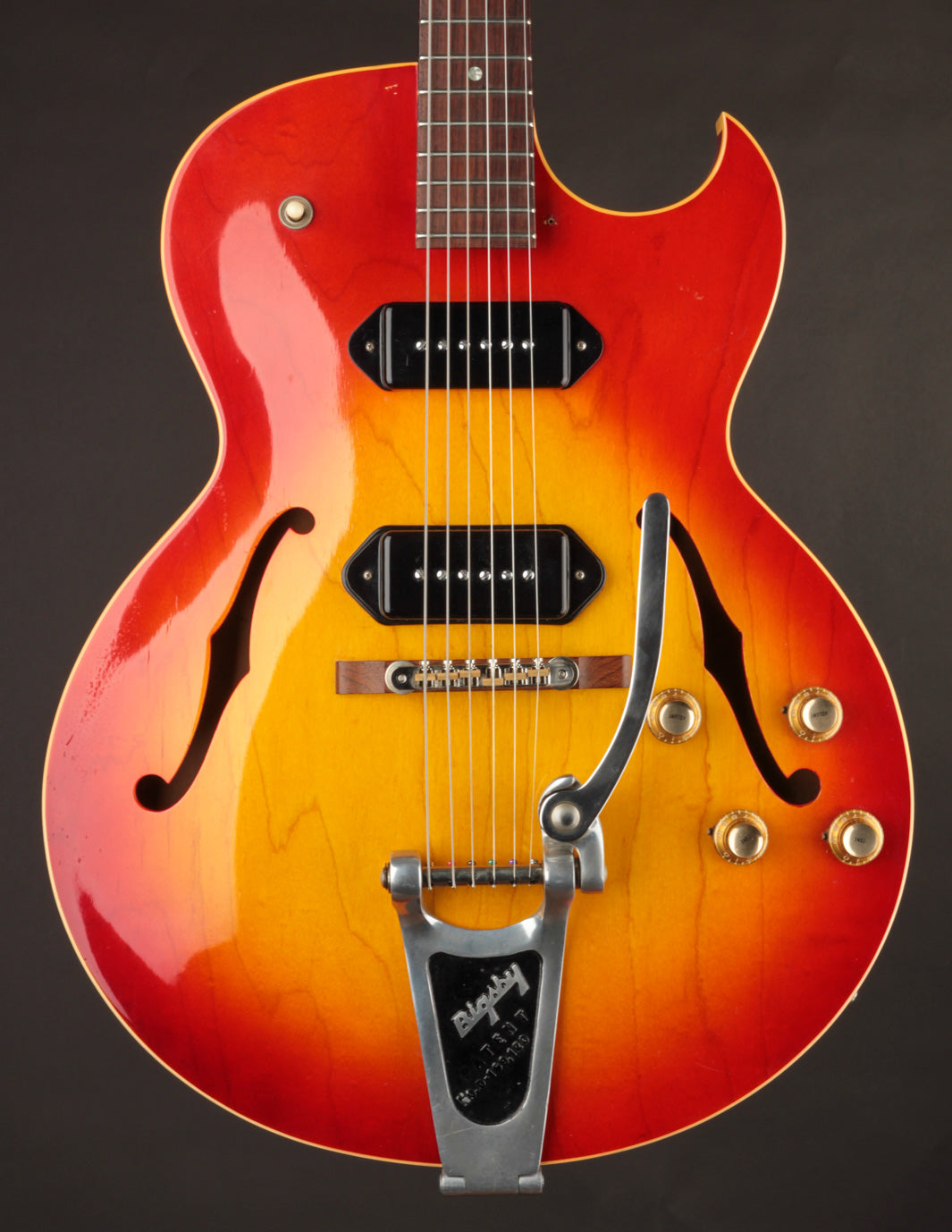 1966 Gibson ES-125TDC Cherry Sunburst | The Music Emporium