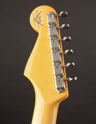 Fender Custom Shop WW10 Postmodern Stratocaster Sunburst back of headstock 