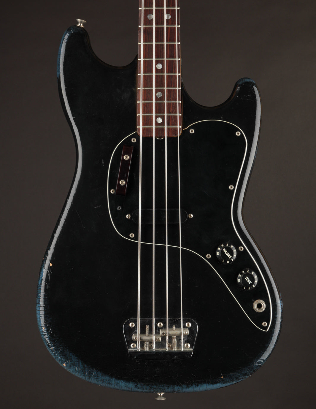 1979 Fender Musicmaster Bass, Black | The Music Emporium