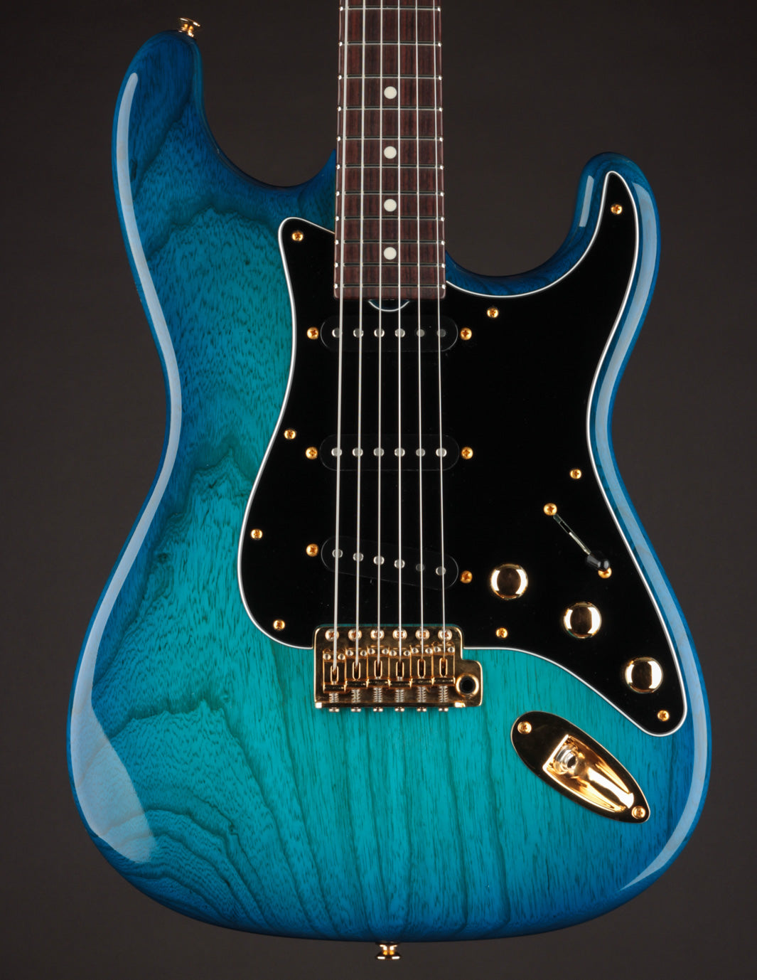 Grosh NOS Retro Blue Burst/TimeWorn