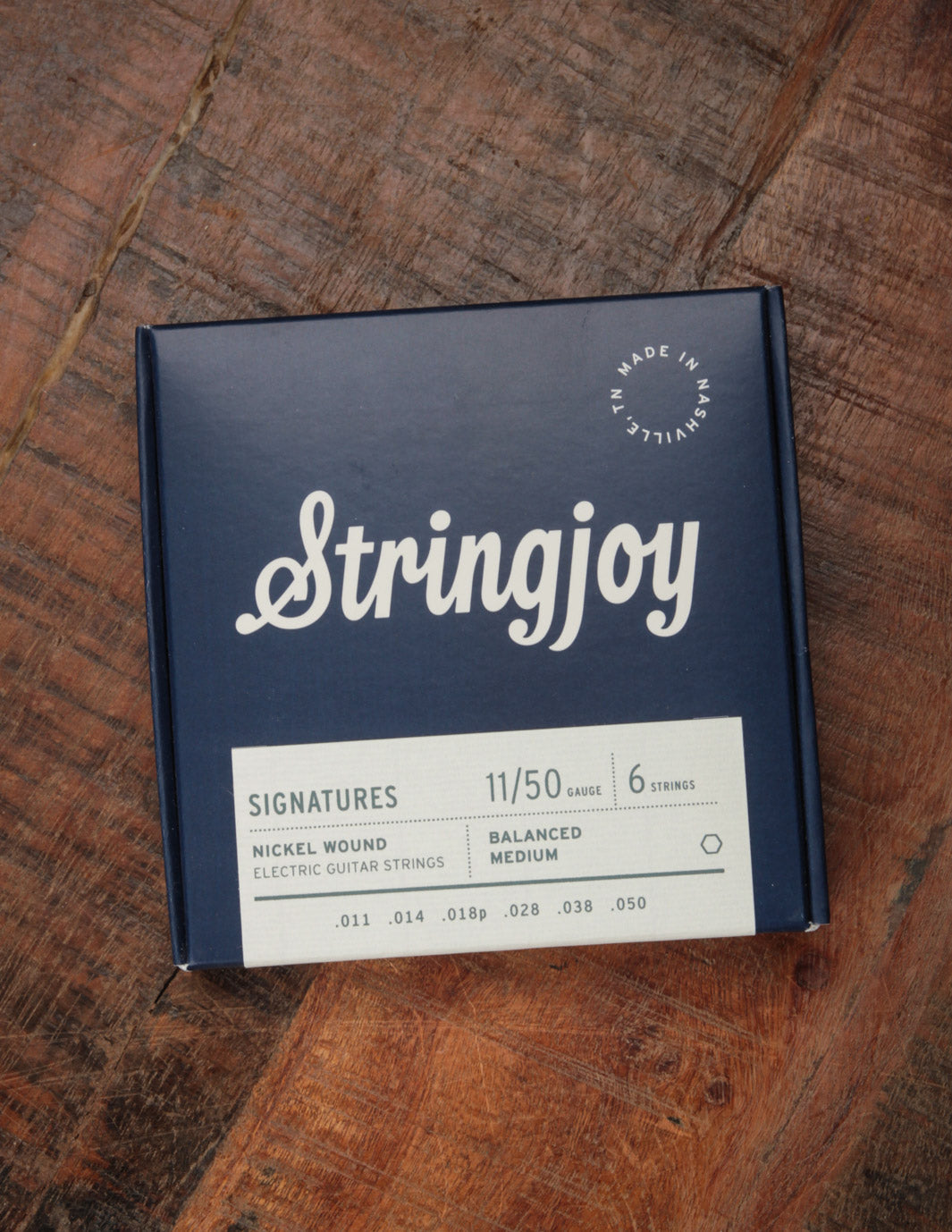 Stringjoy Signatures Balanced Medium Gauge (11-50) Nickel Wound Electric Guitar Strings