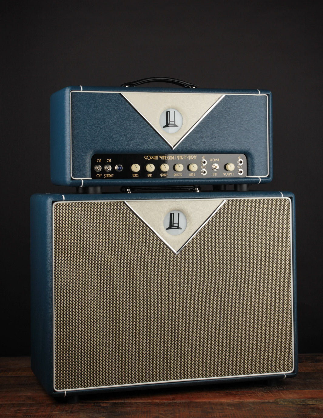 TopHat Vanderbilt 33 Head & 2x12 Cab Dark Blue/Ivory