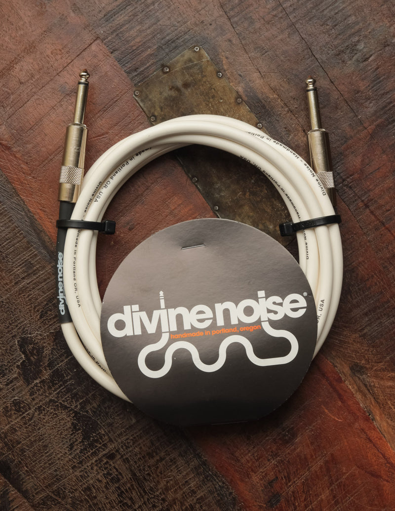 Divine Noise 10 Ft ST-ST Cable, White