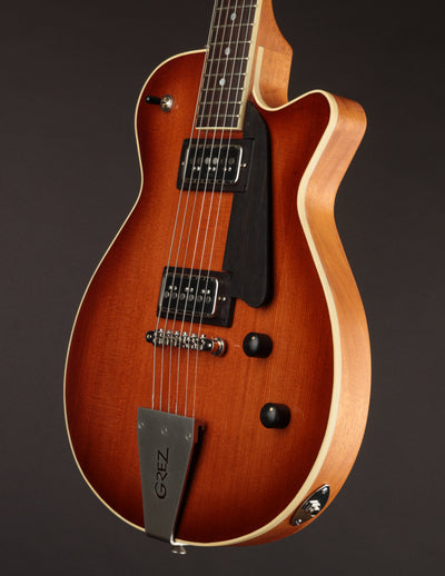 Grez Guitars Mendocino Brown Sunburst w/TV Jones T-Armond