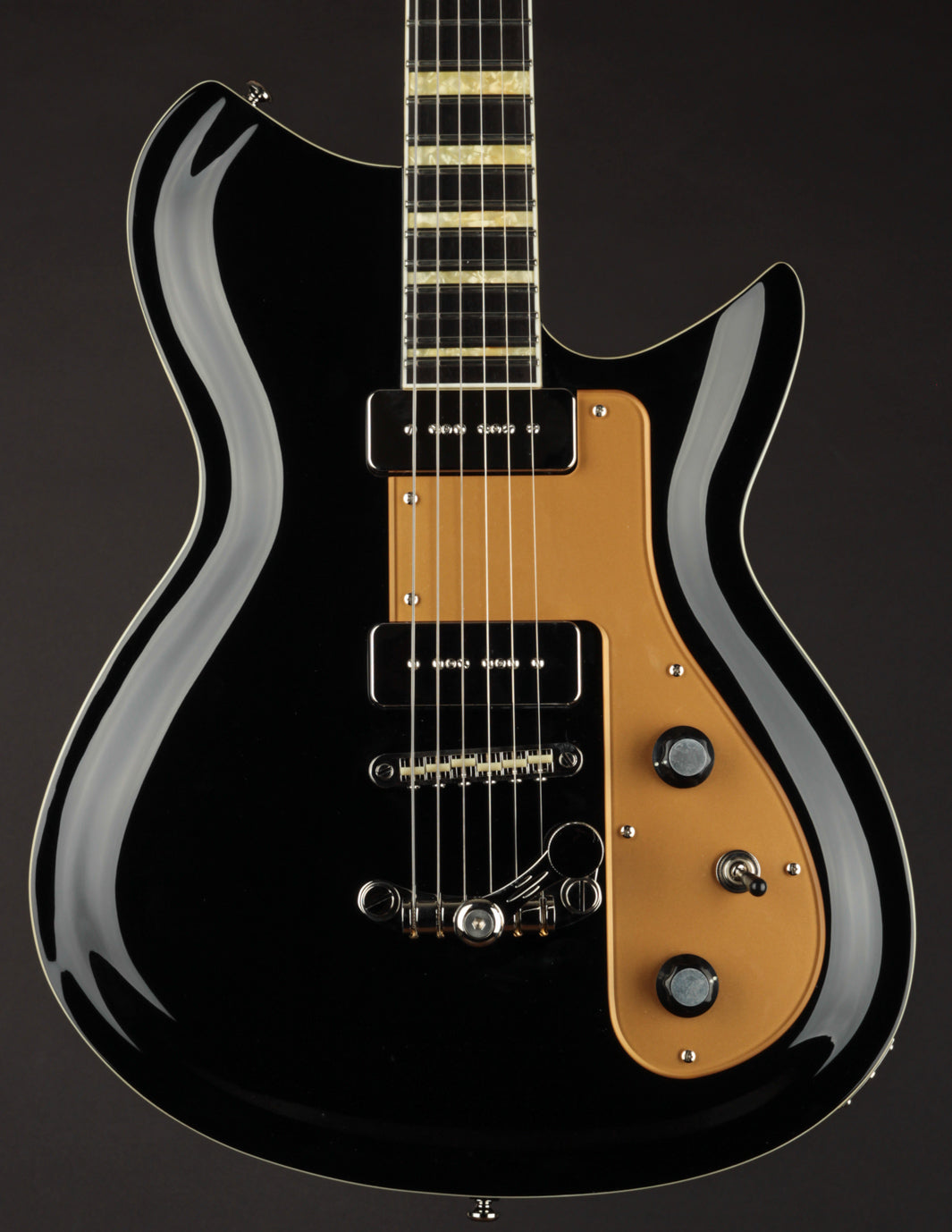 Rivolta Guitars COMBINATA VII/Tor •Black Rivolta Toro Black Guitar at The Music Emporium