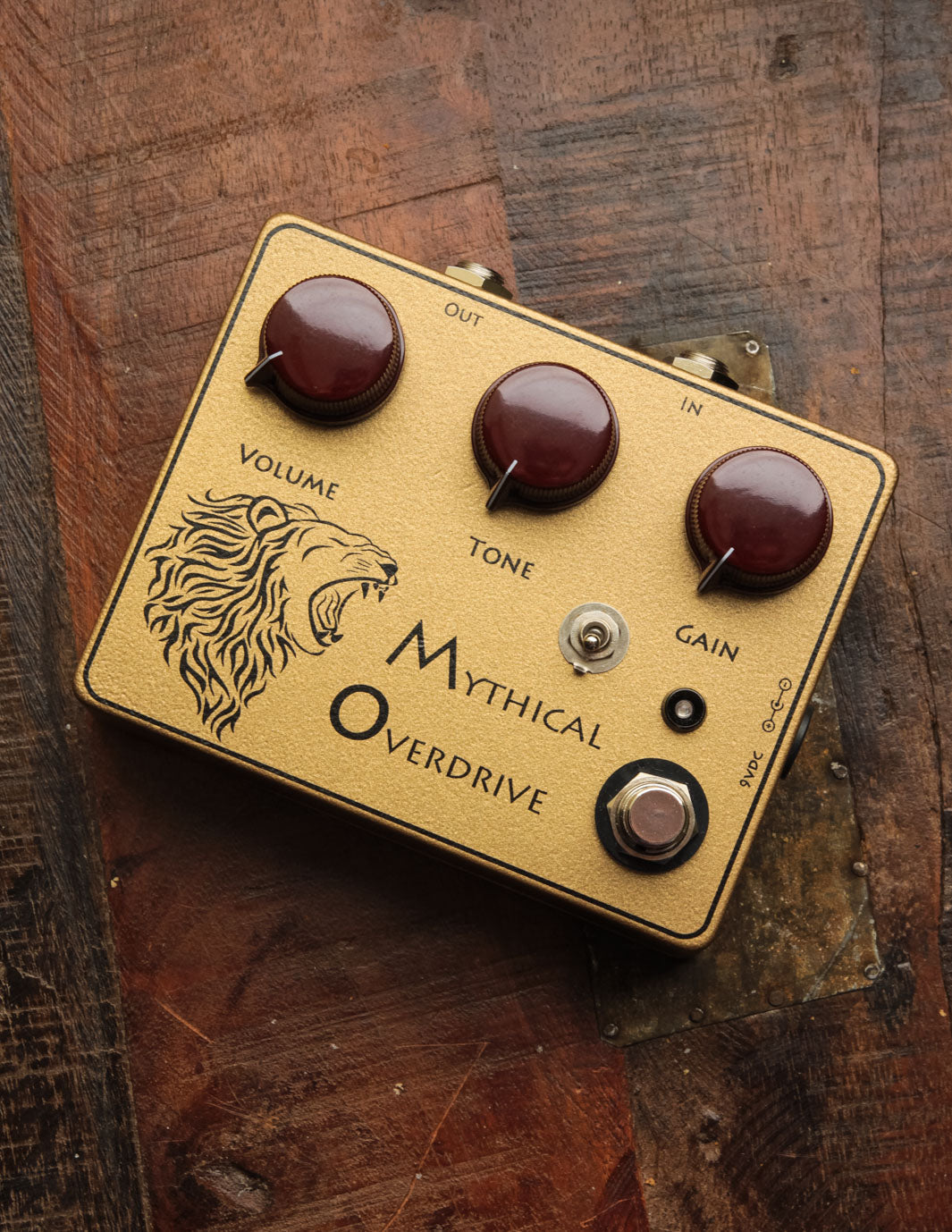 gold overdrive pedal RimRock Mythical Overdrive Gold Vintage Spec: Buy Now at The Music Emporium