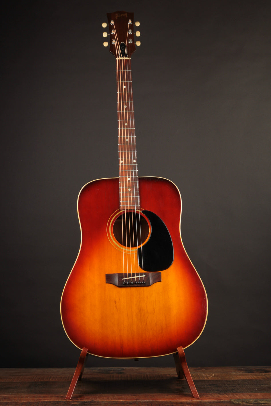 Gibson J-45 Deluxe, Cherry Sunburst (1969) | The Music Emporium