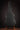 Vintage Gibson acoustic guitar case on a stand against a dark background