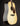 Acoustic guitar with a natural finish on a black background, side view