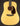 Acoustic guitar with a natural finish on a black background