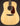 Acoustic guitar with a natural wood finish on a black background
