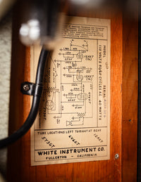 White Higher Fidelity Amplifier (1957)