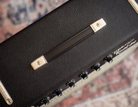 Top view of Fender amp