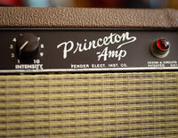 Close up of logo on Fender guitar amplifier