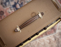 Top view of Fender guitar amplifier 