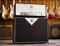 TopHat Super Deluxe Head w/2x10 Open Back Cab, Black/White (USED)