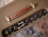 Control panel on Fender reverb unit
