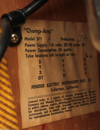 Fender 5F1 Champ (1962)