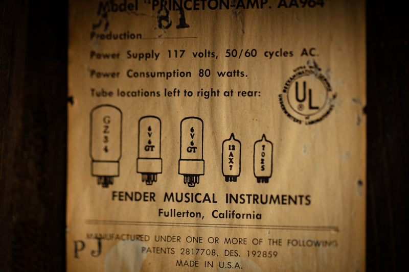 Fender Princeton Non-Reverb AA964 (1966)