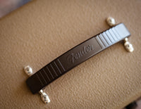Close up of guitar amplifier handle 