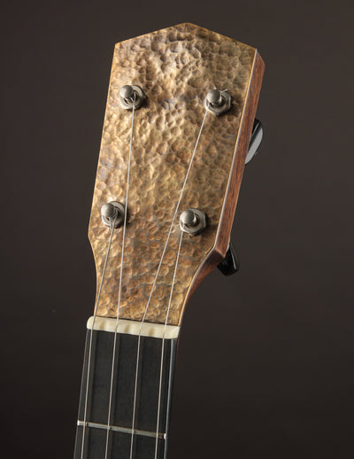 Arcara 12" Walnut Dobson w/Hammered Brass Peghead