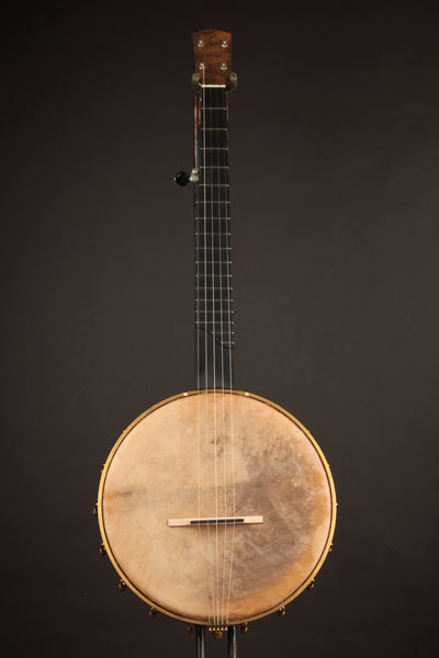 Arcara 12" Walnut Dobson w/Hammered Brass Peghead