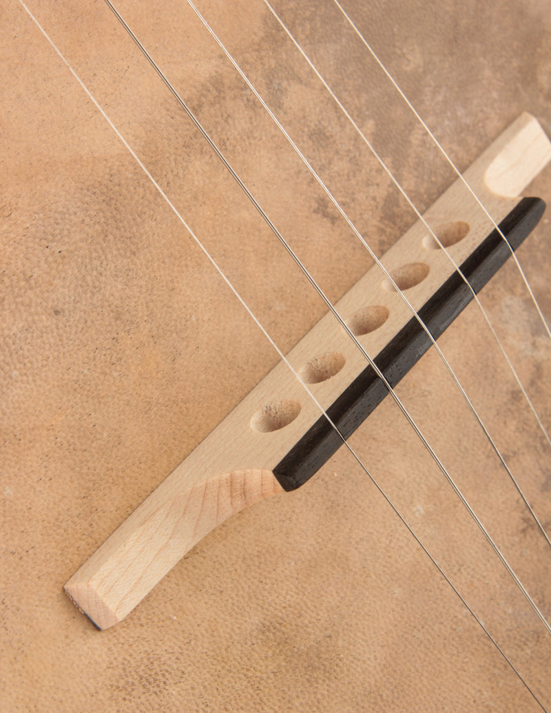 Arcara 12" Walnut Dobson w/Hammered Brass Peghead