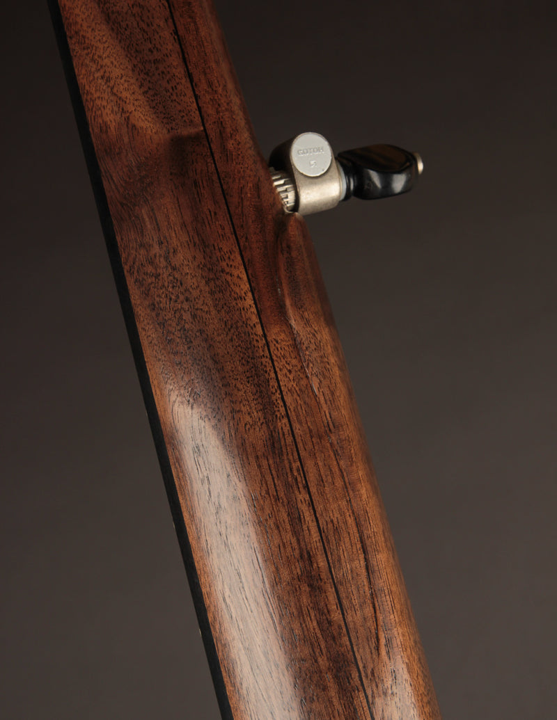 Arcara 12" Walnut Dobson w/Hammered Brass Peghead