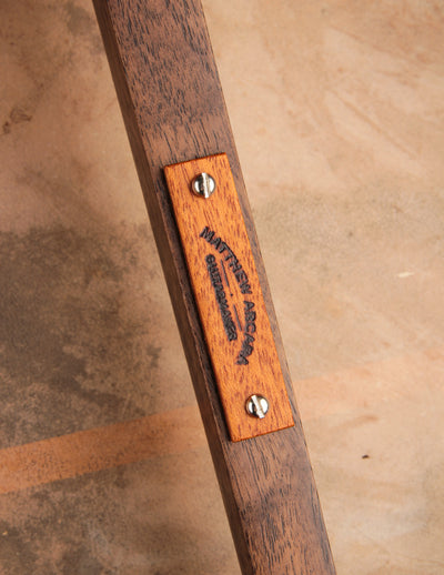 Arcara 12" Walnut Dobson w/Hammered Brass Peghead