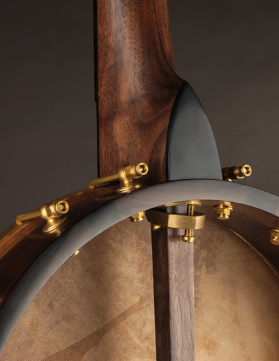 Arcara 12" Walnut Whyte Laydie w/Hammered Brass Peghead