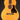 Acoustic guitar on a black background