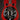 Red resonator guitar on a dark background