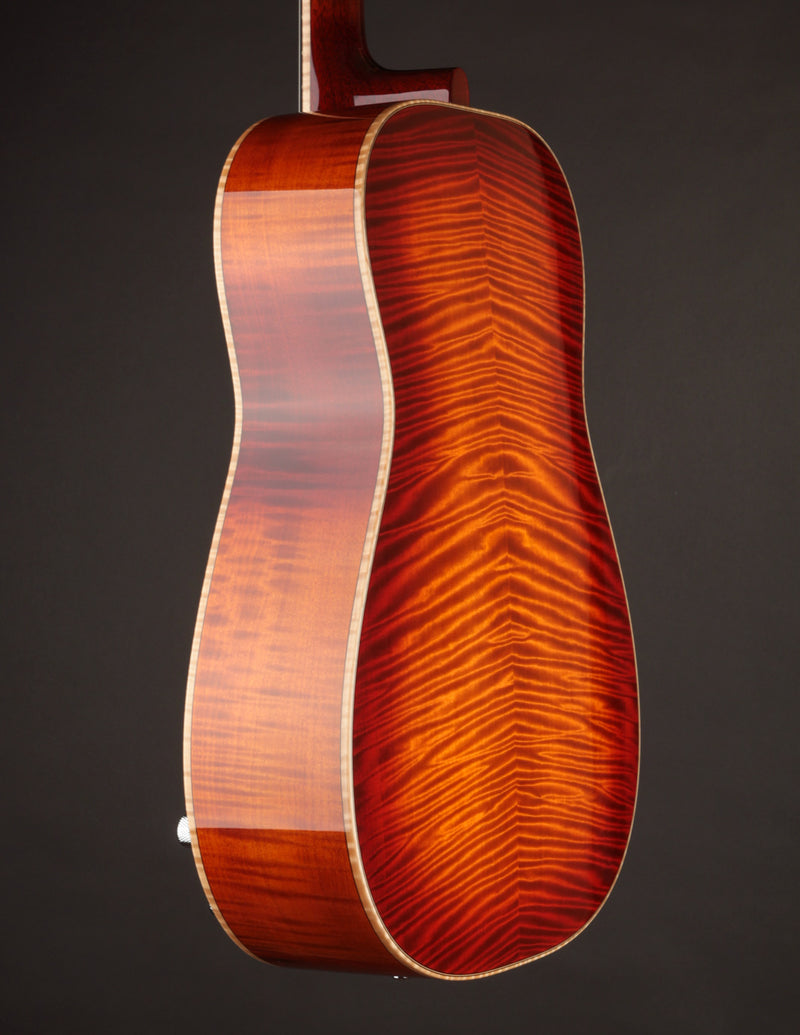 Beard Legacy E Roundneck Amber SB w/Silver Foil & Fishman