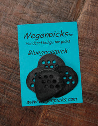 Wegen Bluegrass Guitar Pick 1.2mm/Black (4-pack)