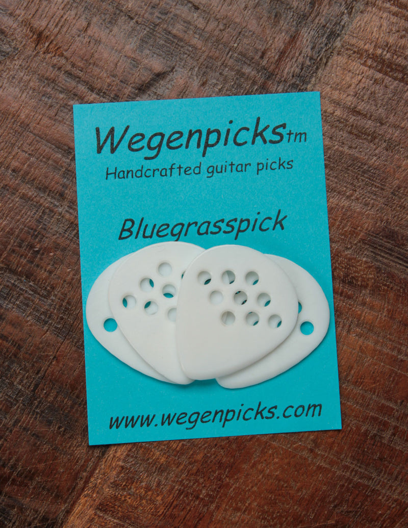 Wegen Bluegrass Guitar Pick 1.2mm/White (4-pack)