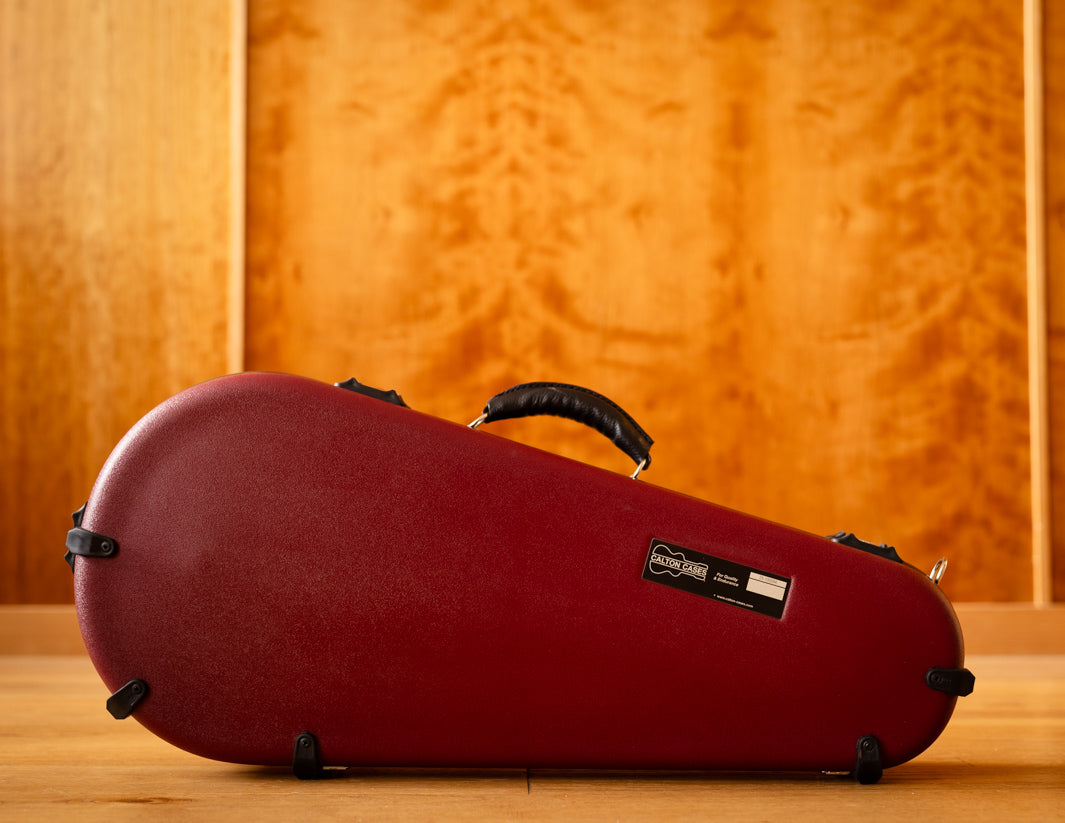 Calton Mandolin Burgundy / Gold Interior