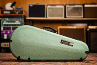 Calton Mandolin Textured Glitter Sea Green/Black Interior (NOS)