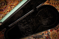 Calton Mandolin Textured Glitter Sea Green/Black Interior (NOS)