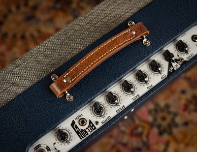 Carr Bel-Ray 12" Dark Blue w/Brown Handle