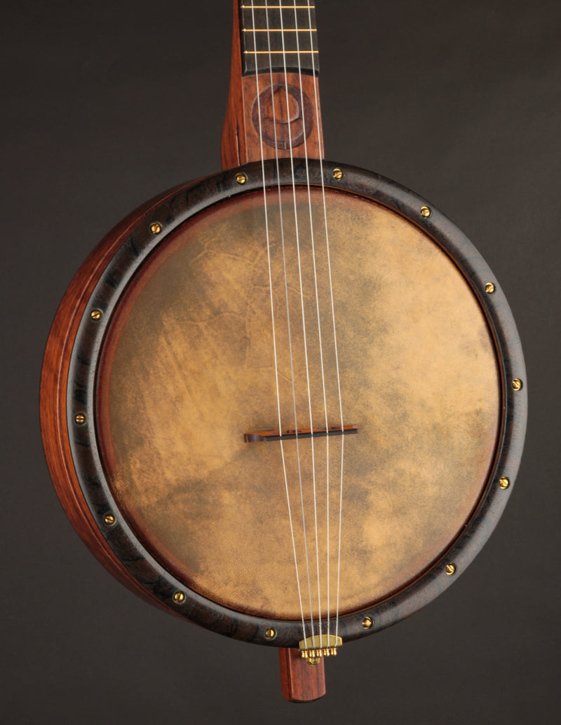 Carolina Banjo Company 11" Walnut w/Carved Peghead & Padauk Tonering