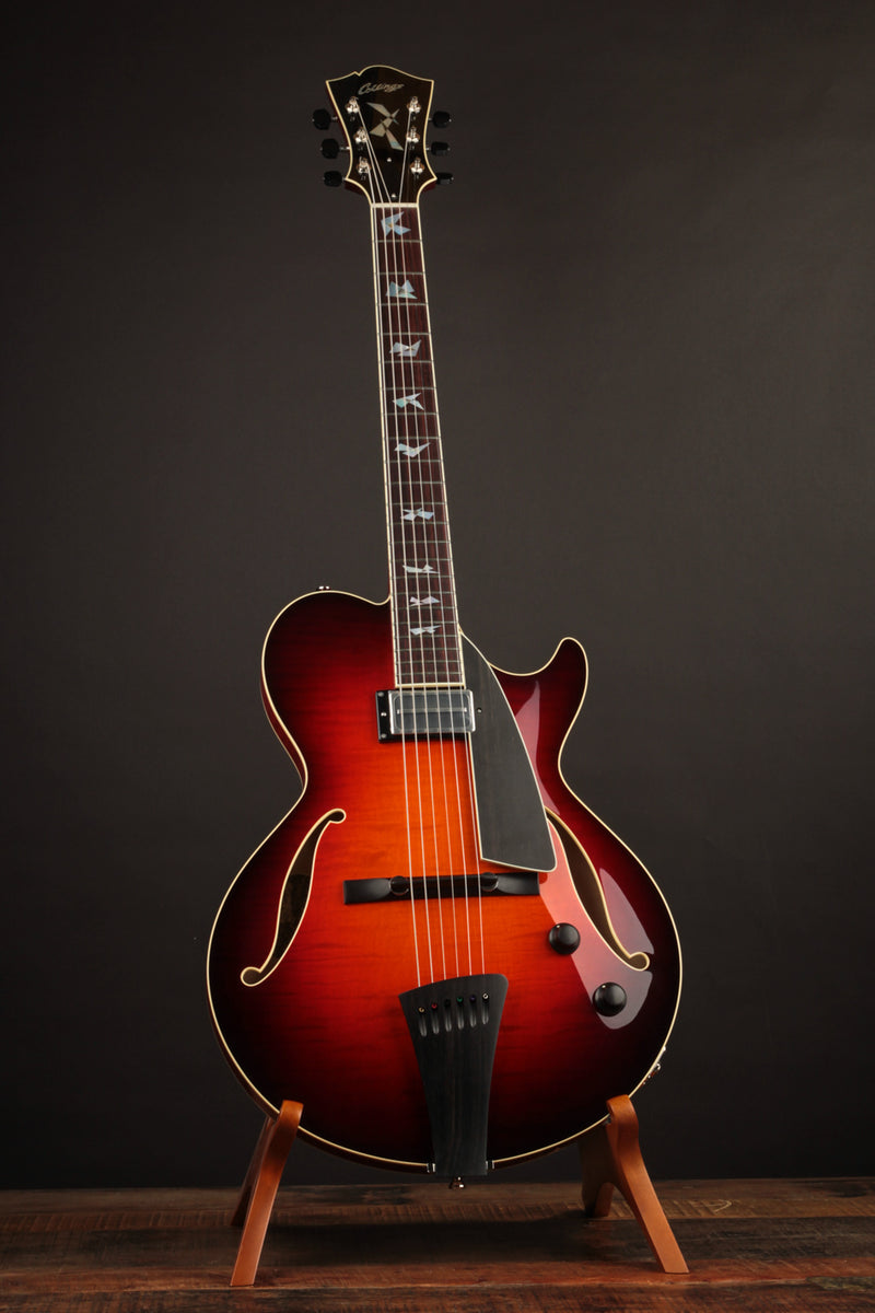 Collings Eastside Jazz LC Deluxe Dark Cherry w/ Broken Glass