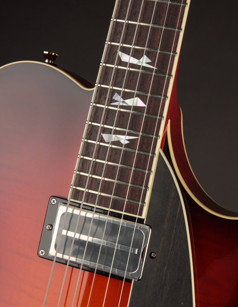 Collings Eastside Jazz LC Deluxe Dark Cherry w/ Broken Glass