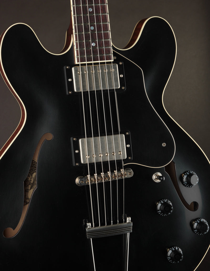 Collings I-30 LC Antiqued Jet Black Top  & Walnut w/ Throbak Humbuckers