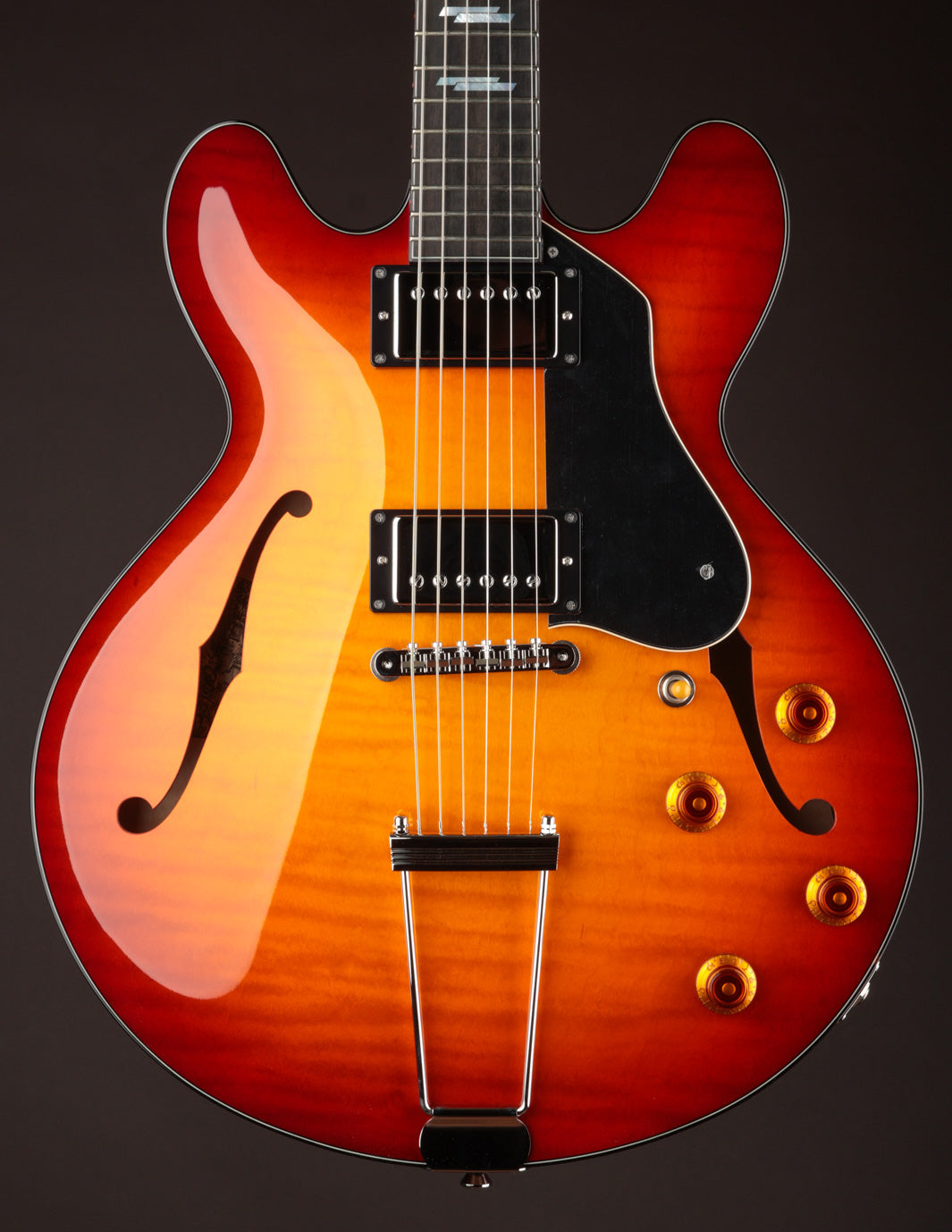 Collings I-30 LC Dark Cherry w/ Ellis LRPs Humbuckers