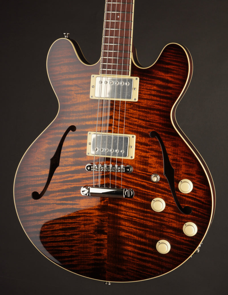 Collings I-35 Deluxe Tiger Eye Sunburst w/Throbaks