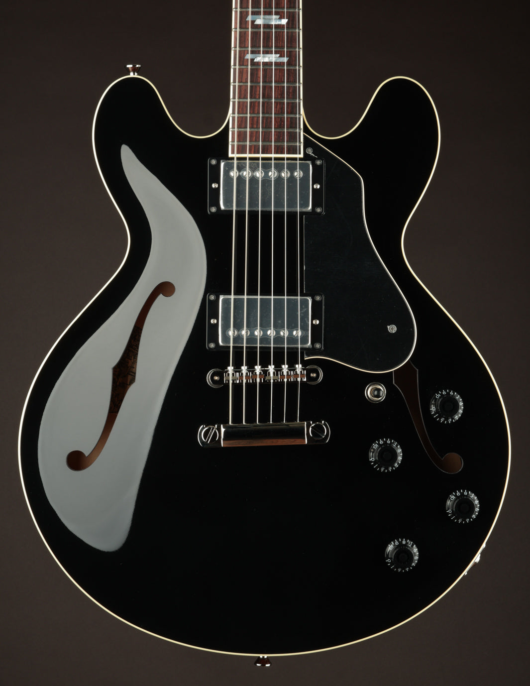 Collings I-35LC Aged Jet Black & Walnut w/ Throbaks