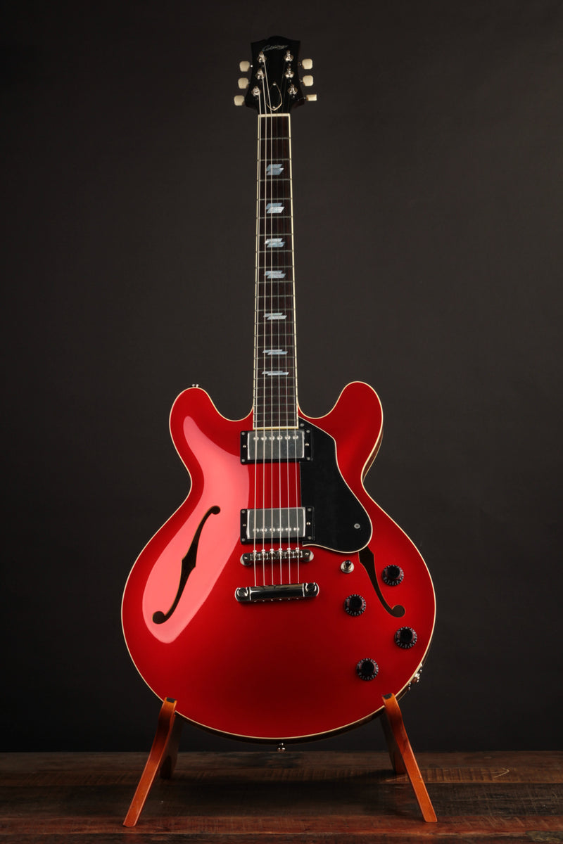 Collings I-35LC Candy Apple Red Top w/ Throbaks