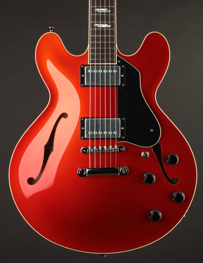 Collings I-35LC Candy Apple Red Top w/ Throbaks