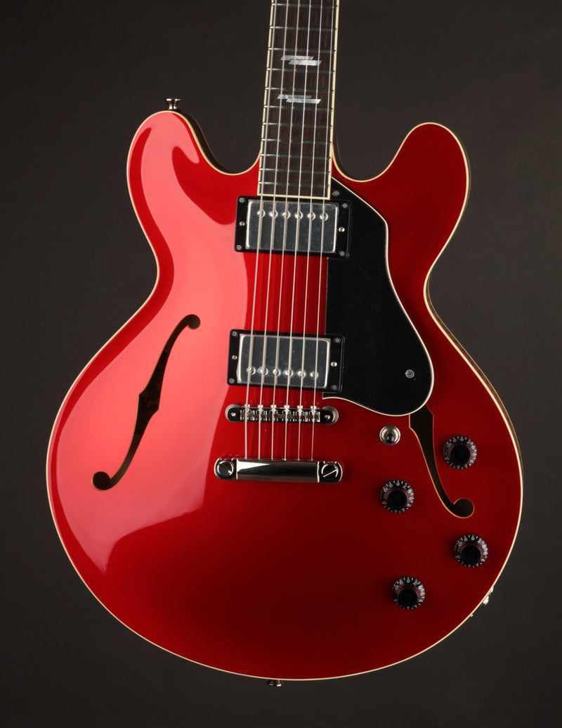 Collings I-35LC Candy Apple Red Top w/ Throbaks